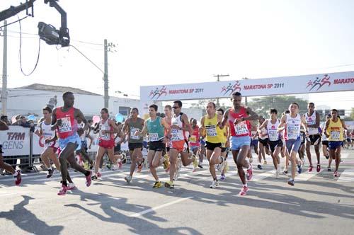 Elite da Maratona de São Paulo / Foto: Fábio Ura/ZDL